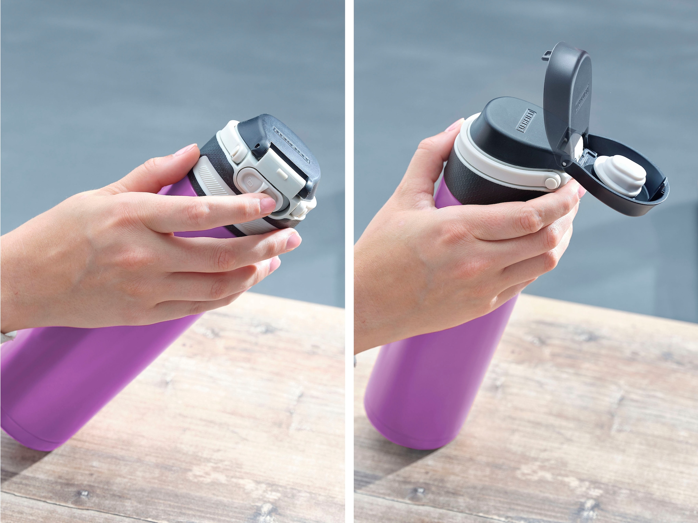 Leifheit Thermoflasche »Flip« 600 ml