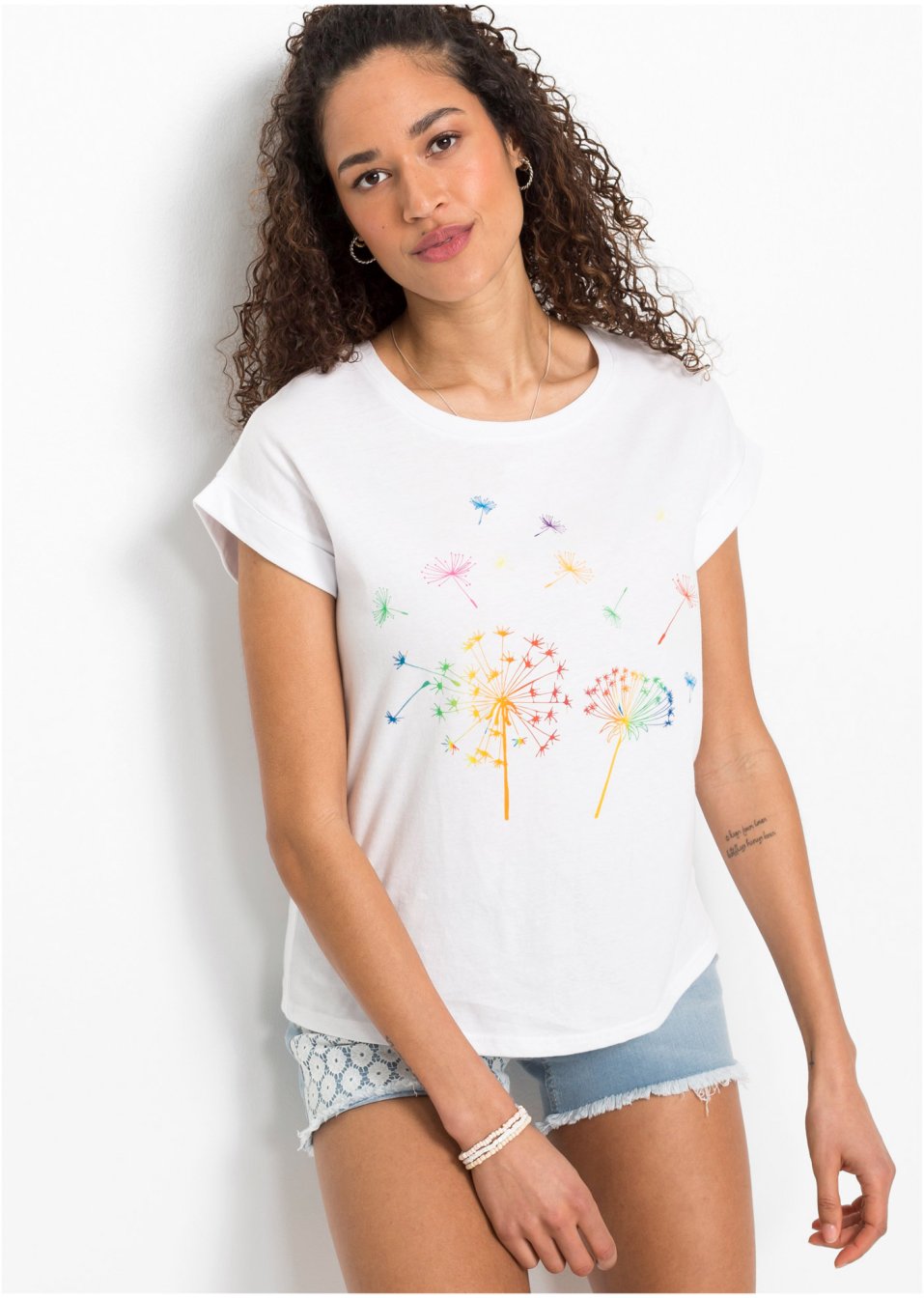 T-shirt à imprimé floral