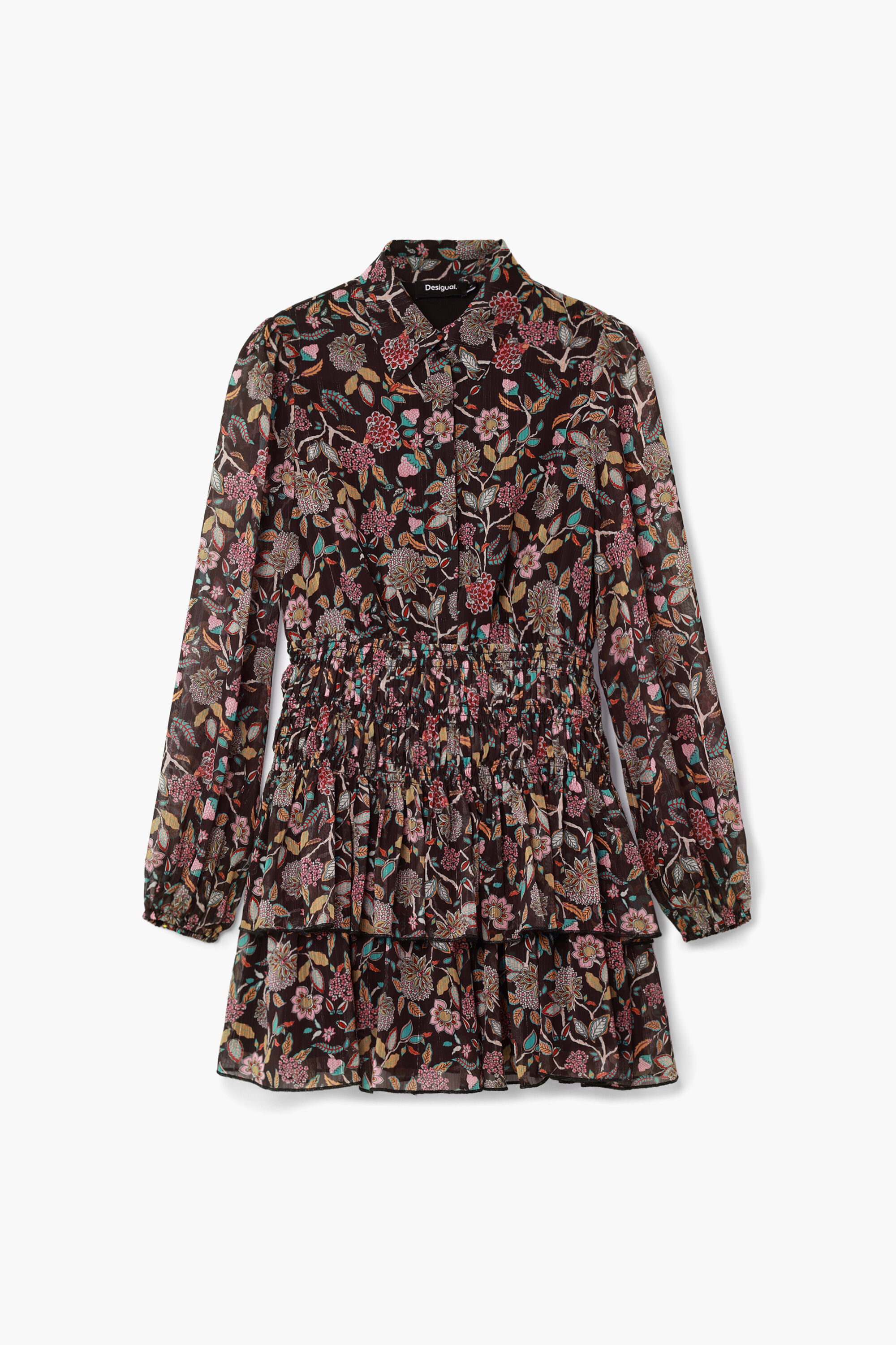 Vestido curto floral