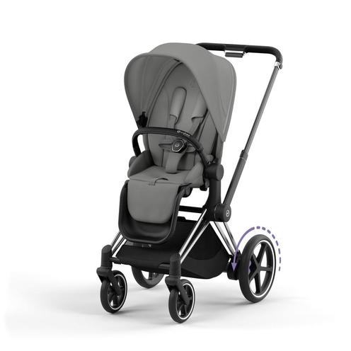 Poussette e-PRIAM Chrome Black Mirage Grey 2023 - CYBEX