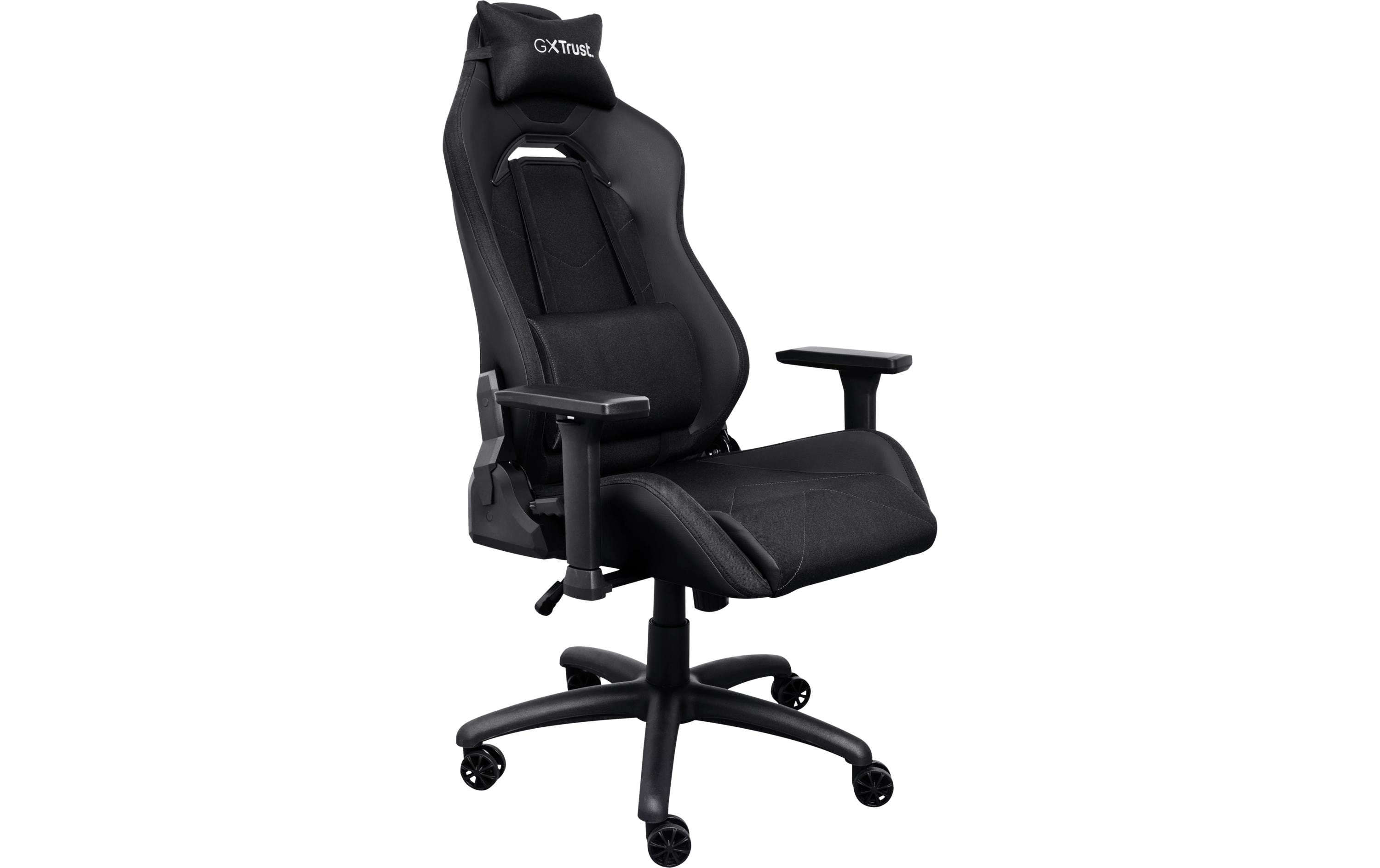 Gaming-Stuhl GXT 714 RUYA Schwarz<br>Komfortabler, vollständig einstellbarer Gaming-Stuhl, hergestellt aus recycelten Materialien