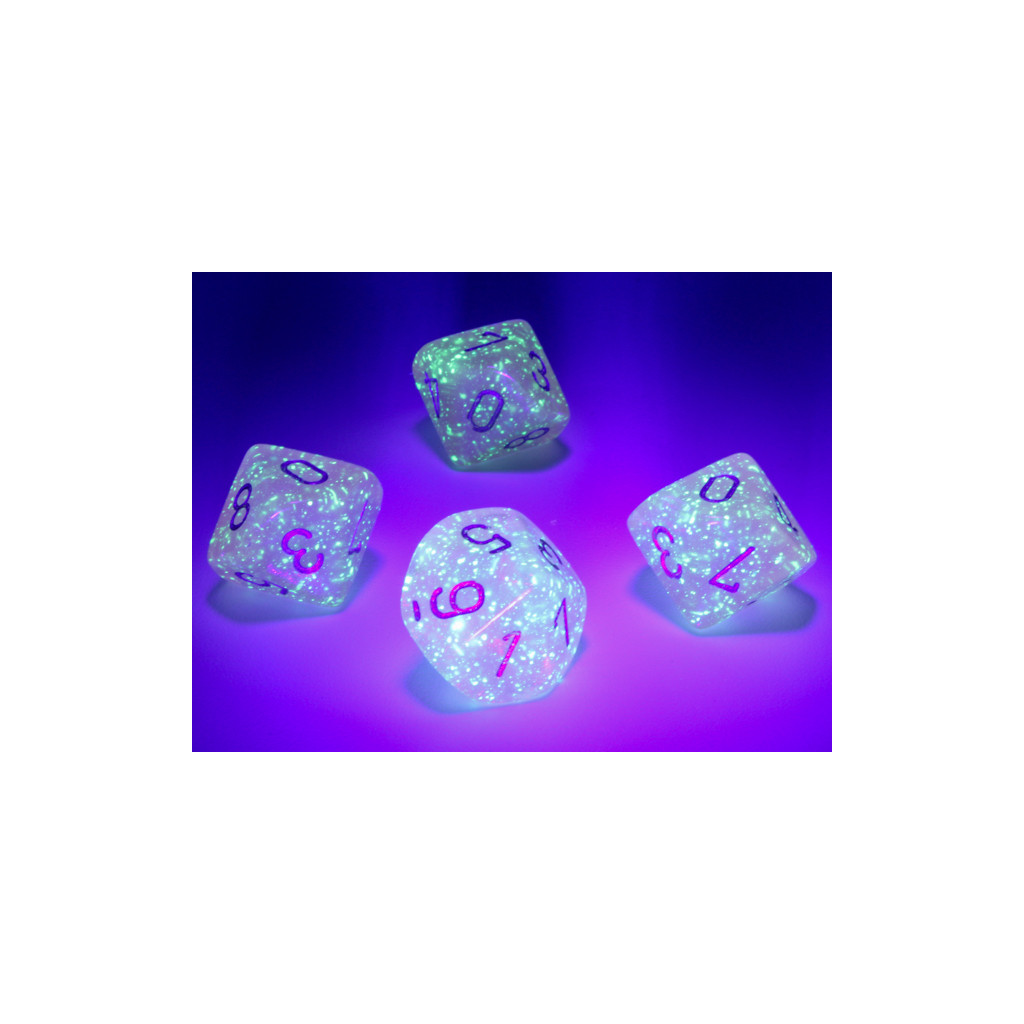 Set de 10 Dés 10 Faces Chessex : Borealis