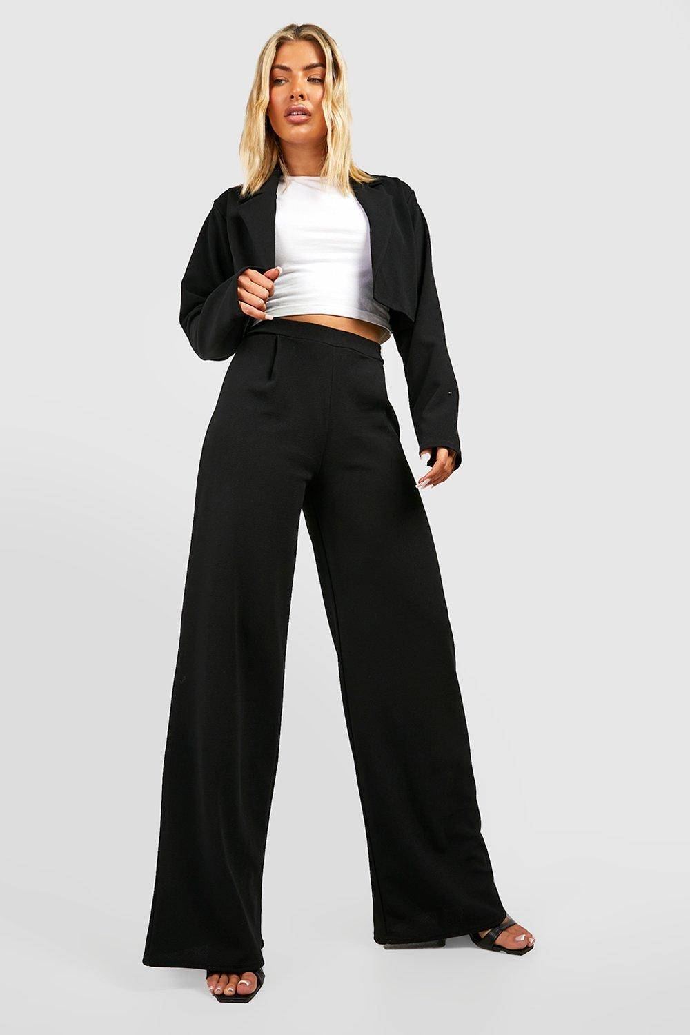 boohoo Boohoo Basics Pantalon à jambes larges