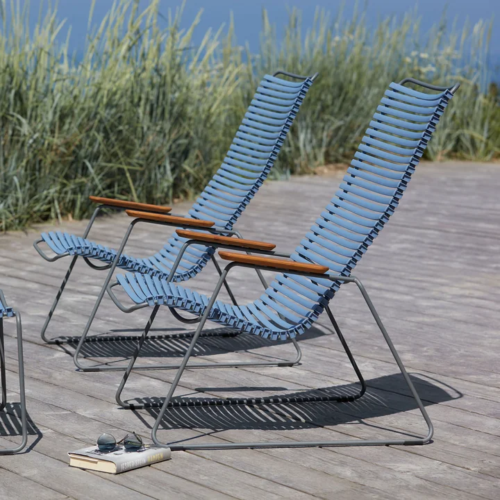 HOUE - CLICK Outdoor Lounge Chair, olivgrün