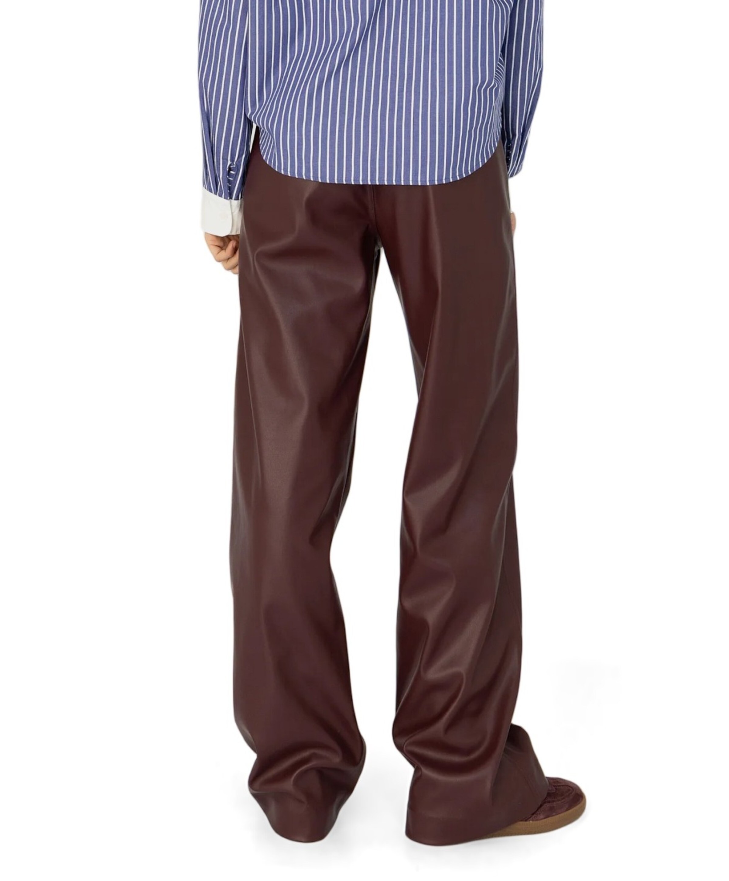 Anna Blue B23-02-Den-1 dames broek bordeaux