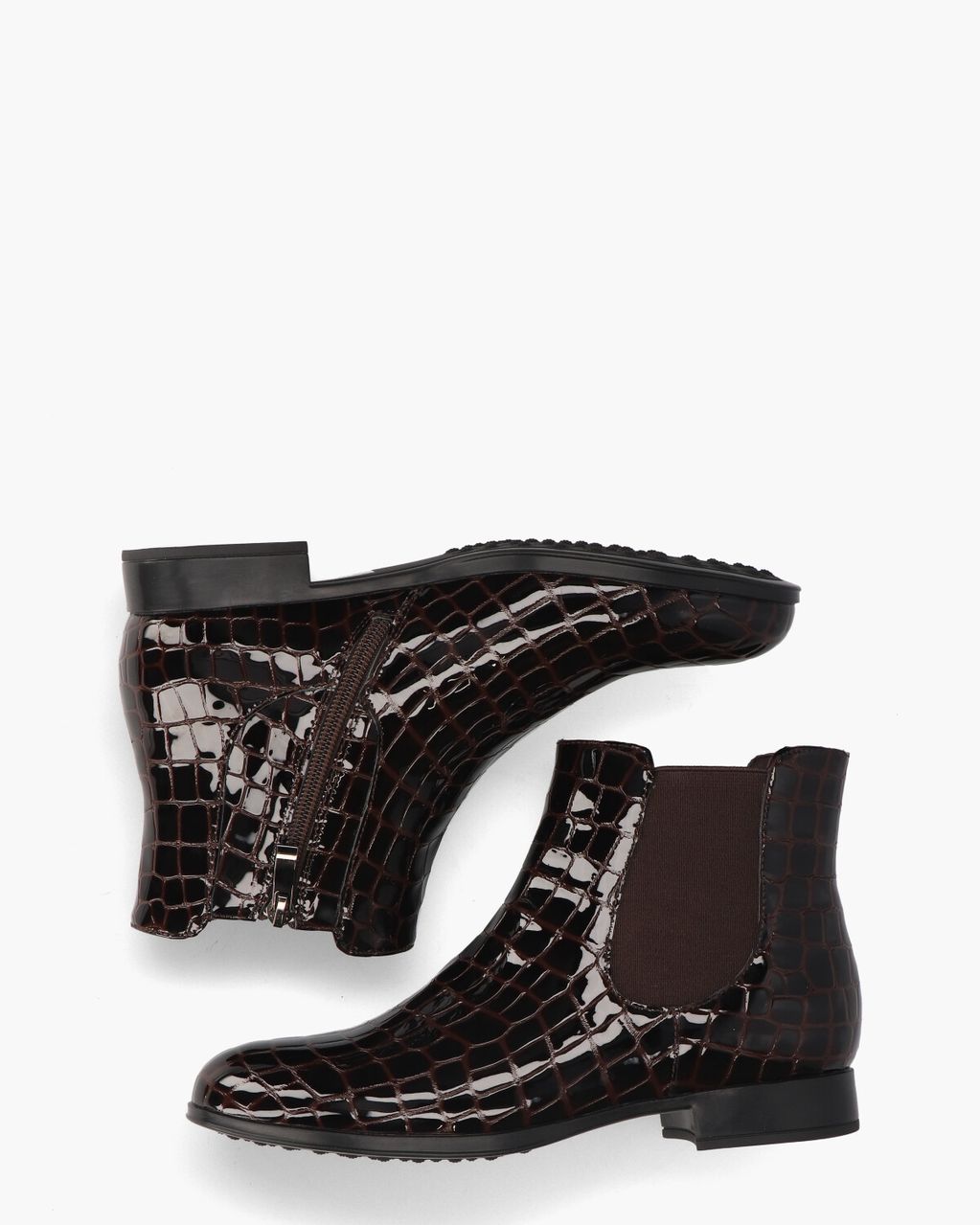 Di Lauro Valencia Donkerbruin Dames Chelseaboots