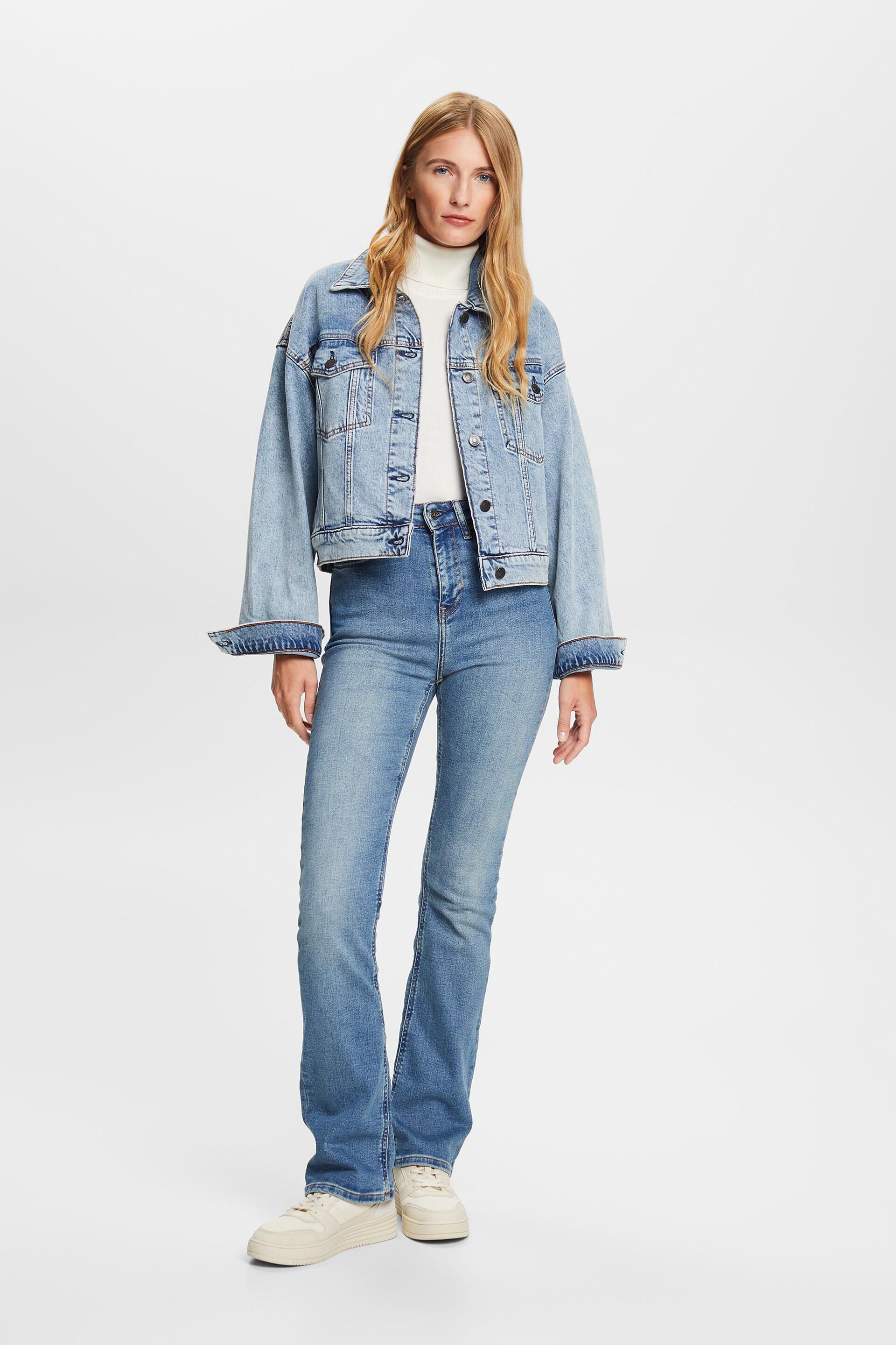 Jean stretch Bootcut à taille haute