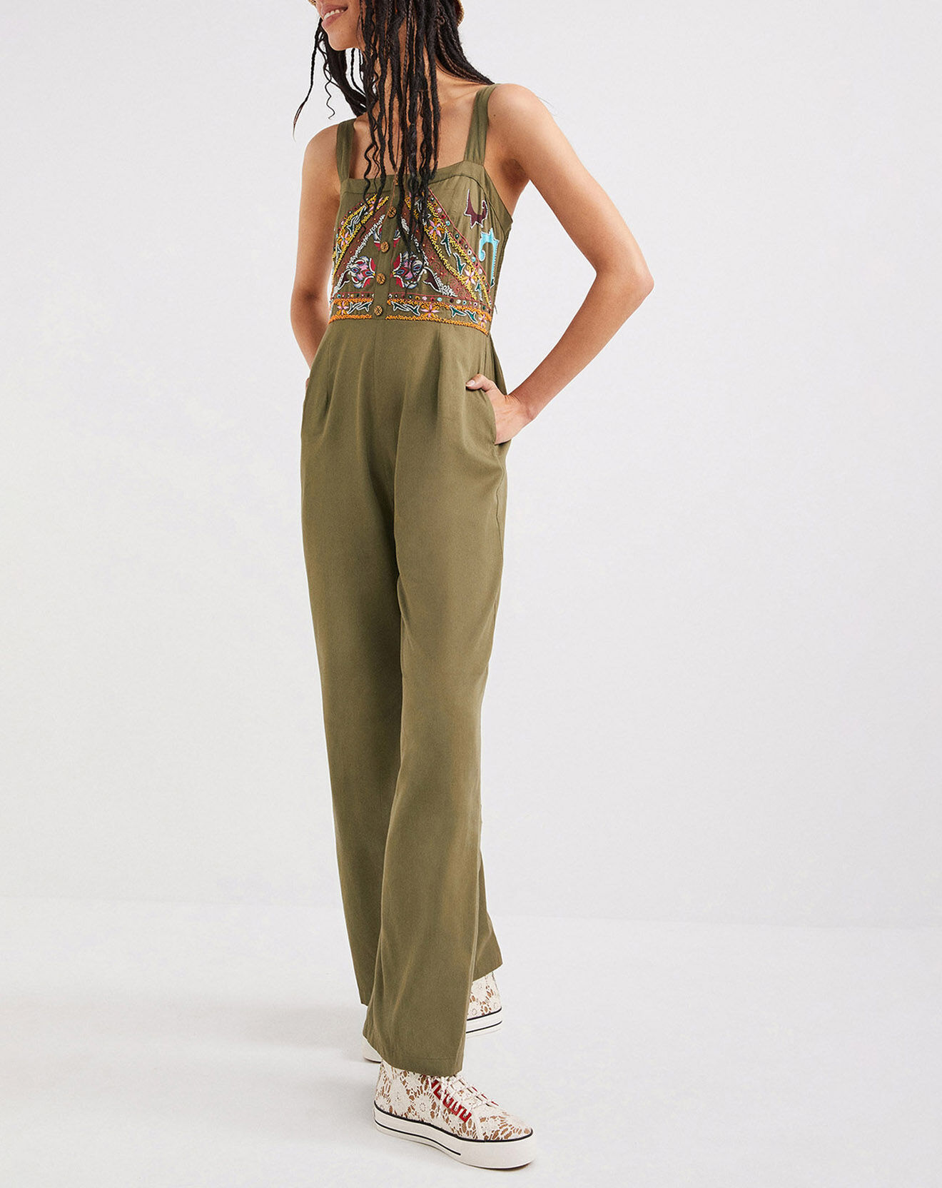 Desigual Combinaison Arya vert kaki