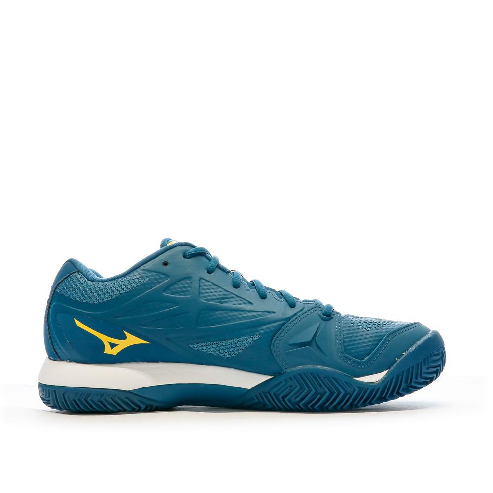 Mizuno Chaussures de tennis Bleu/Jaune Homme Mizuno Wave Intensetour