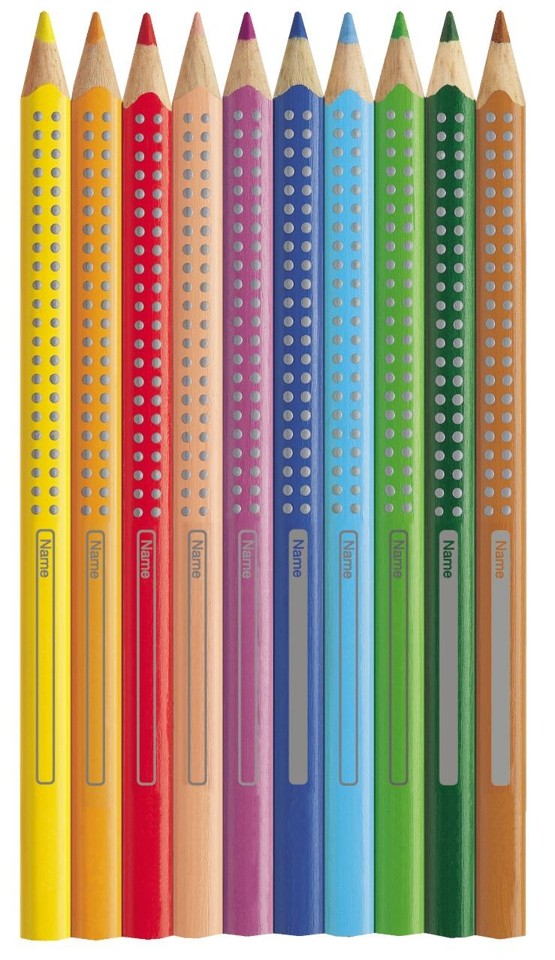 Faber-Castell - Jumbo GRIP farveblyant æske med 12 stk(110912)