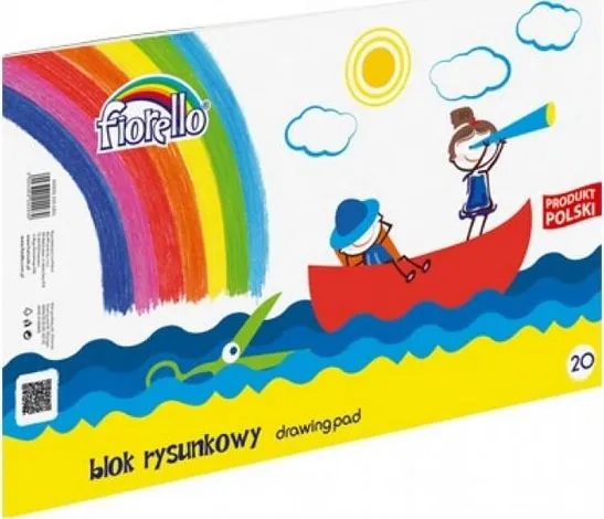Fiorello Tegneblok A3 20k hvid