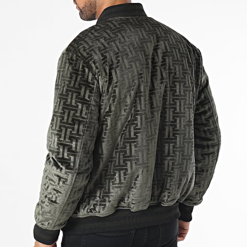Veste Bomber Vert Kaki Réversible