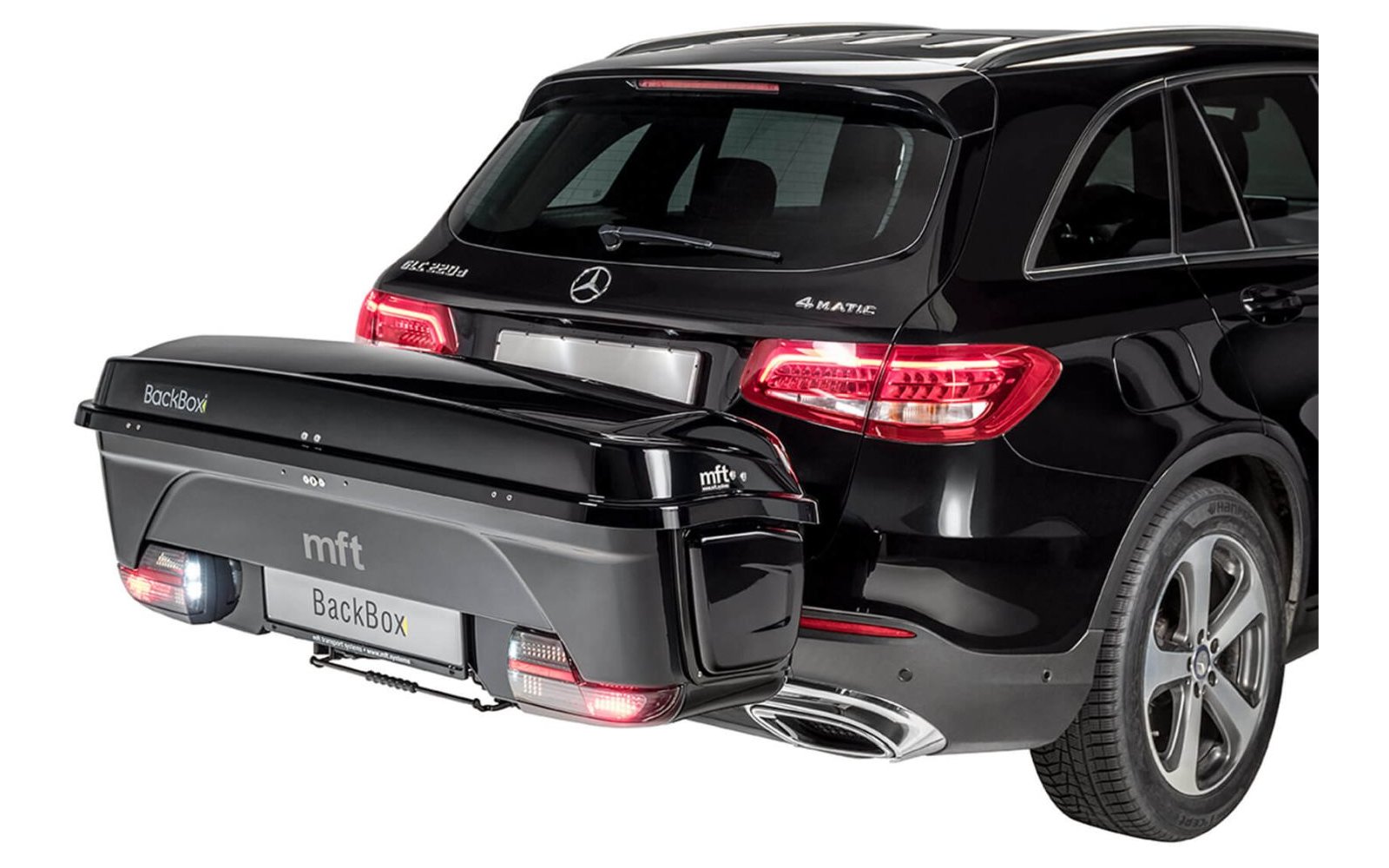 mft BackBox Special Edition Heckbox / Transportbox 300 Liter Silber