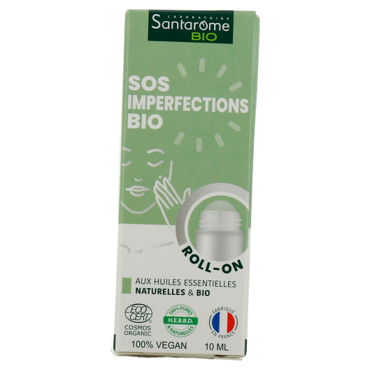Roll-on SOS imperfections Santarome Bio - Soin anti-acné