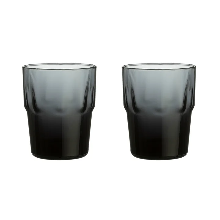 Iittala - Solare Trinkglas, 0,31 l, stahlgrau (2er-Set)