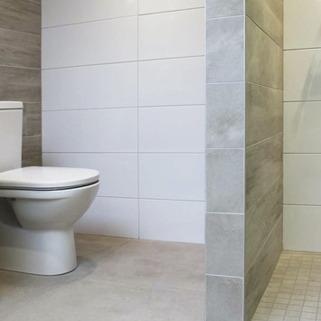 Wandtegel Hoogglans Wit 25x50 cm 1,63 m²