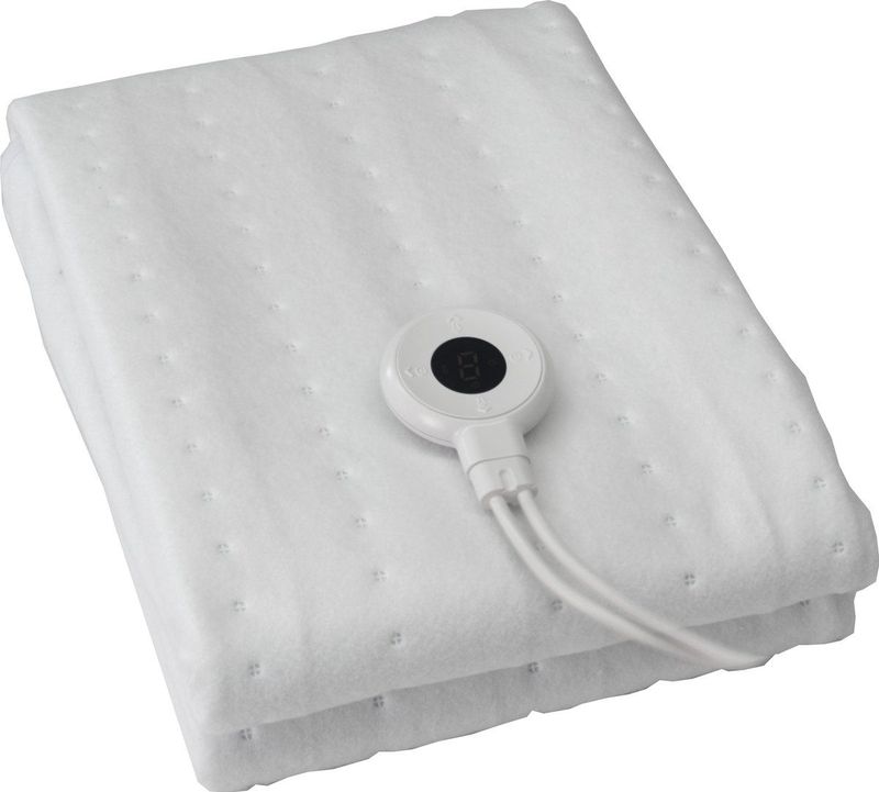 Cresta Care KTS700 - Elektrische Warmte Deken - Wit - Eco Fleece - Timer - Oeko-tex 100