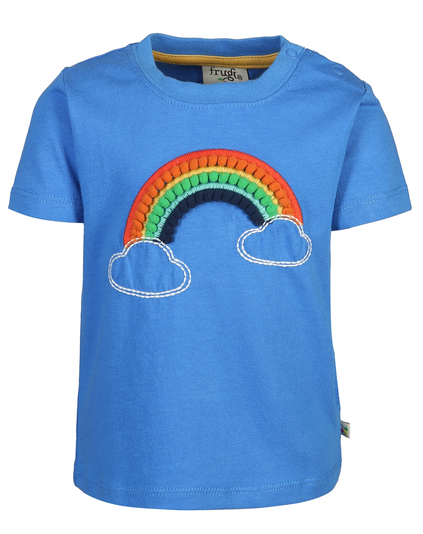T-Shirt AVERY - RAINBOW in blau