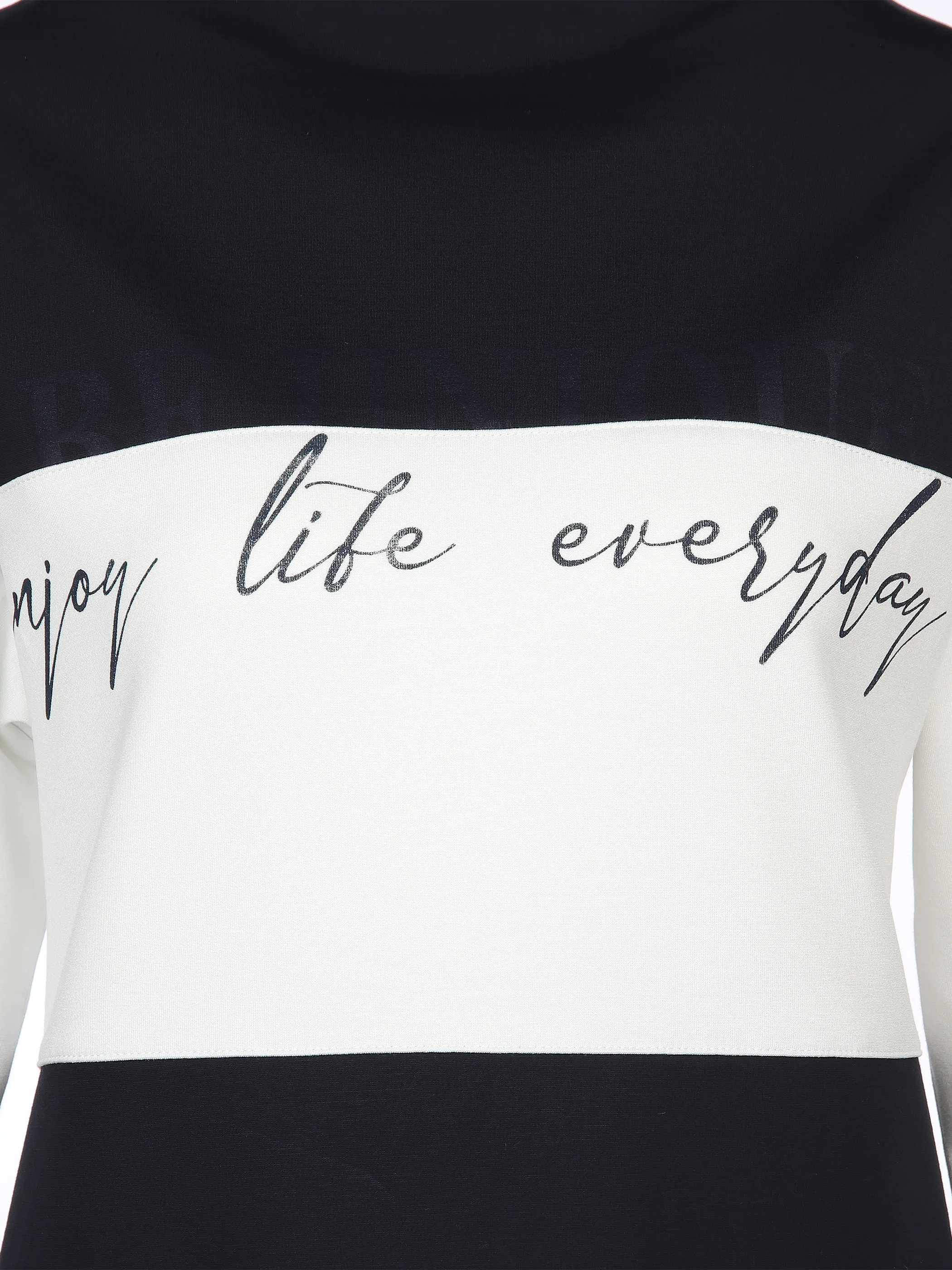 Damen Sweatshirt mit Colorblocking