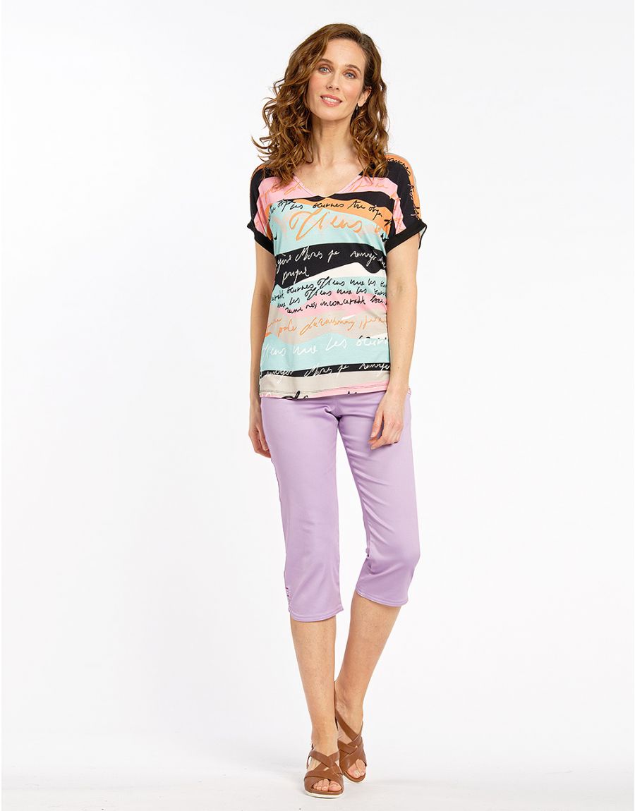 Corsaire violet stretch