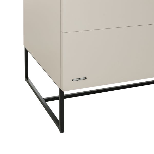 Kidsmill Modular 2 Commode 3L Mat Oatmeal - Zwart - Mat Oatmeal