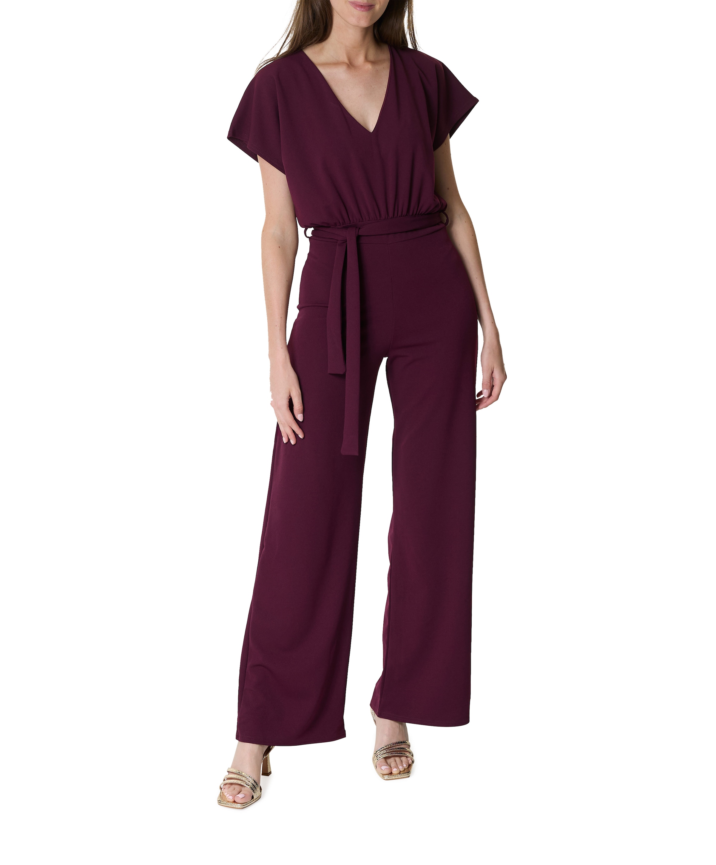 Sisters Point Girl-ju.v dames jumpsuit bordeaux