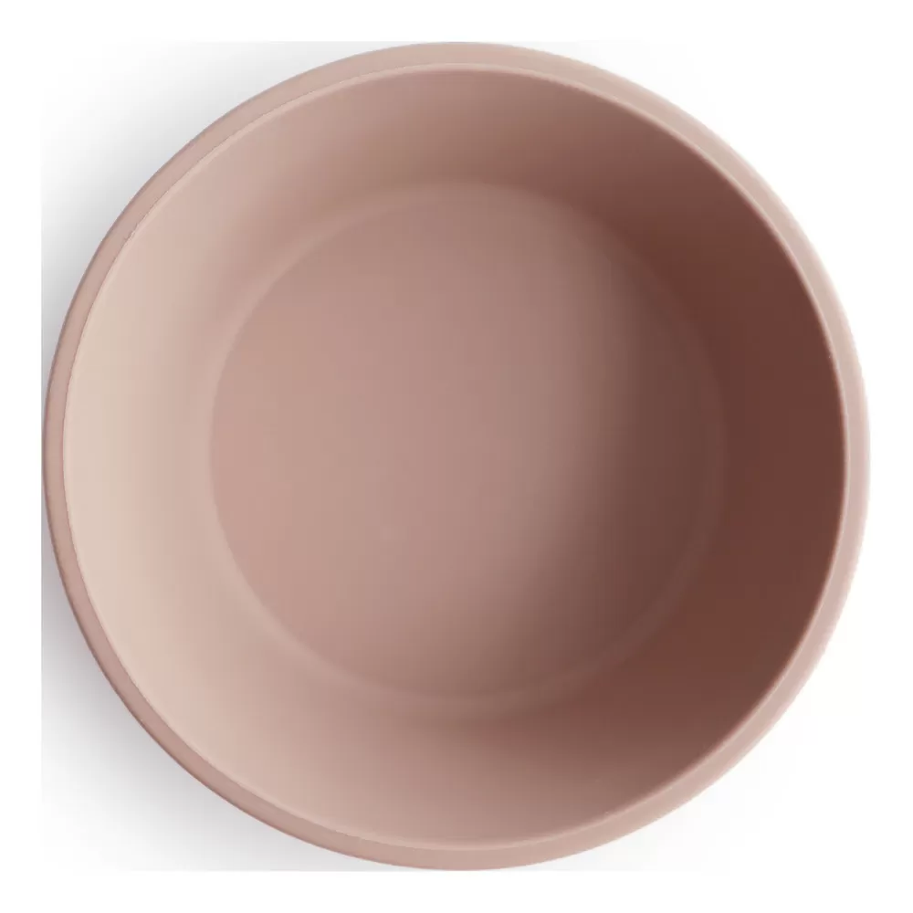 Mushie Silikone Skål Blush - 1 stk.