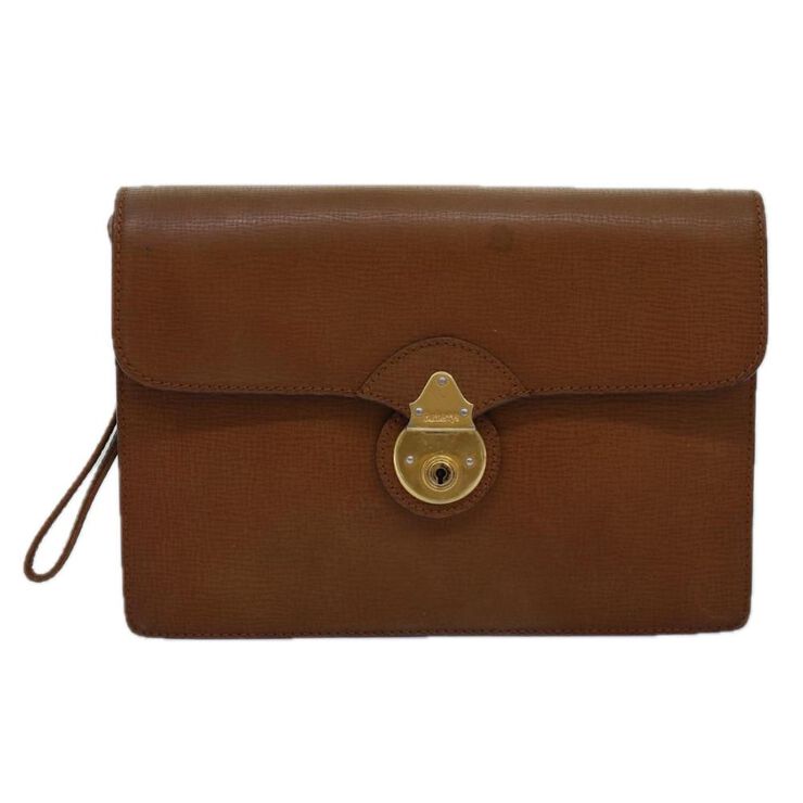 Burberry Vintage Burberry Clutch Brown