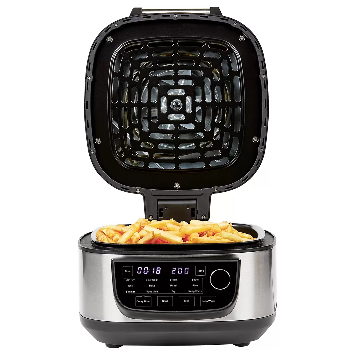 Multi Cooker Power XL 12-in-1 schwarz,silber