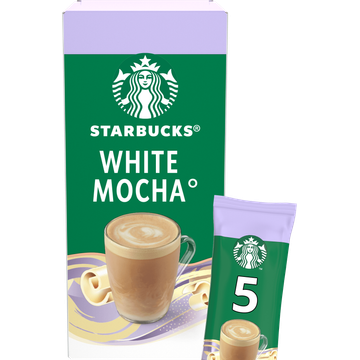 Starbucks® White Mocha Oploskoffie Sticks 5 Stuks