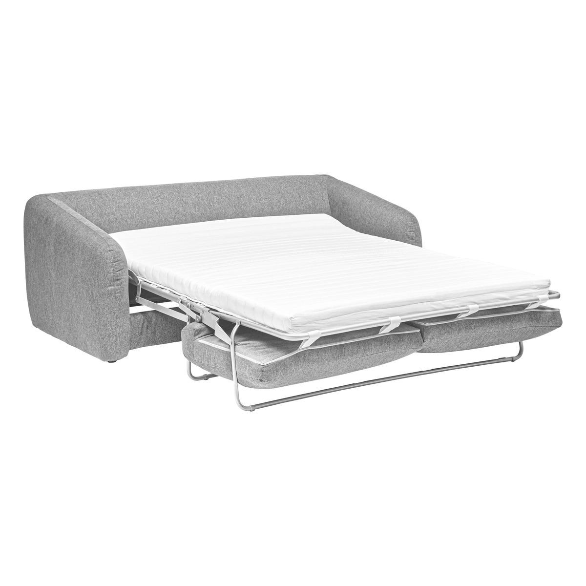 CANAPE CONVERTIBLE 3 PLACES GUPPY GRIS CLAIR