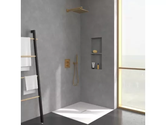 Douche de tête VILLEROY ET BOCH Universal rectangle Or brossé