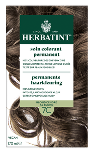 Herbatint Permanente Haarkleuring As-Blond 7C 170ML