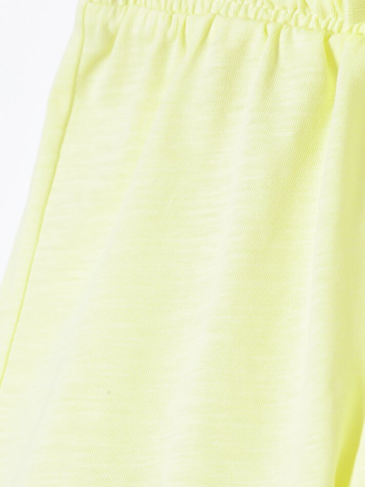 Calções com bordado suíço - Degradê amarelo