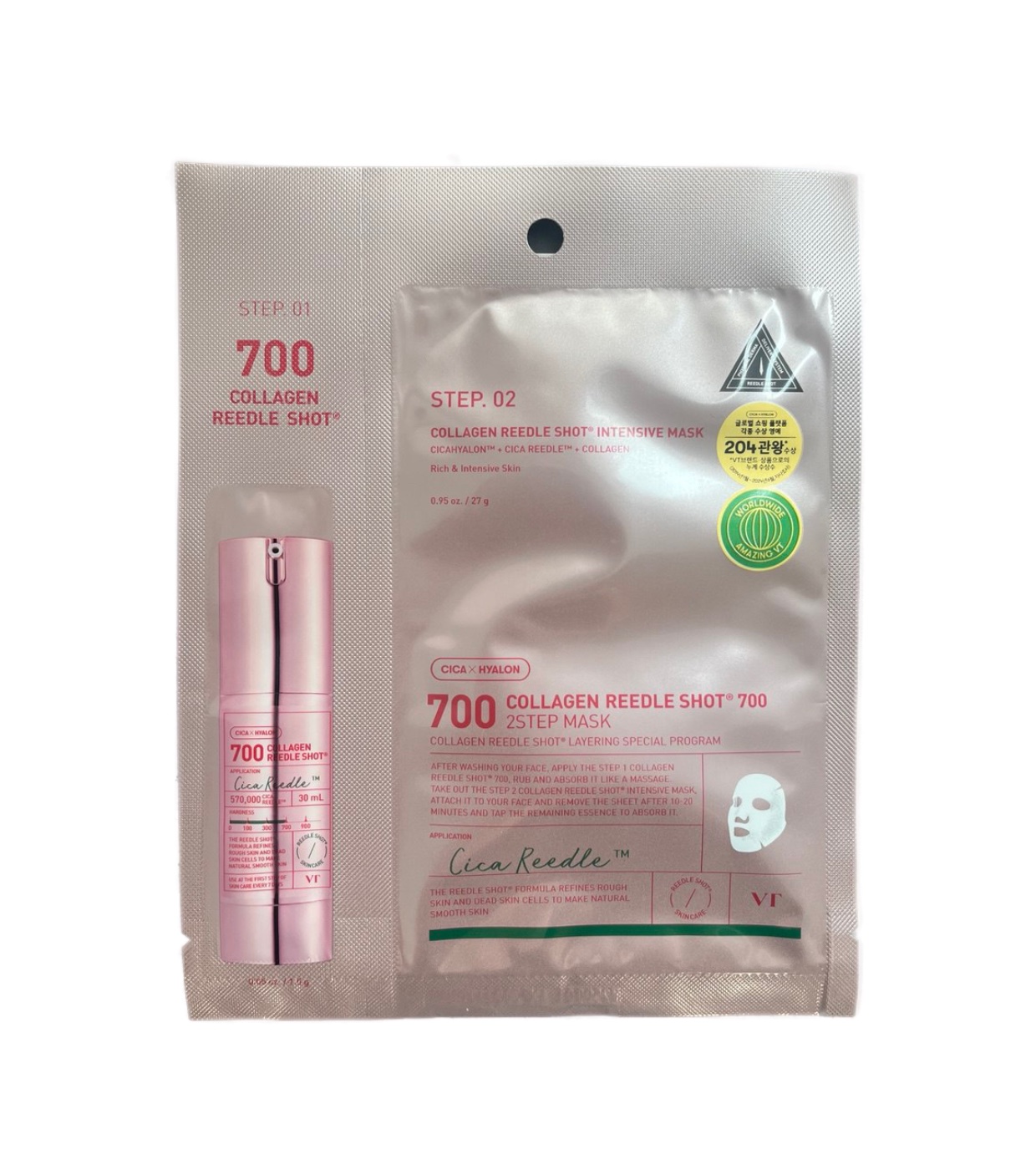 VT Cosmetics - Máscara 2-Step Collagen Reedle Shot 700