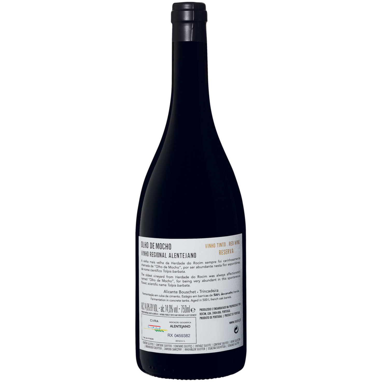 Vinho Regional Alentejano Reserva Olho de Mocho Herdade do Rocim -75cl