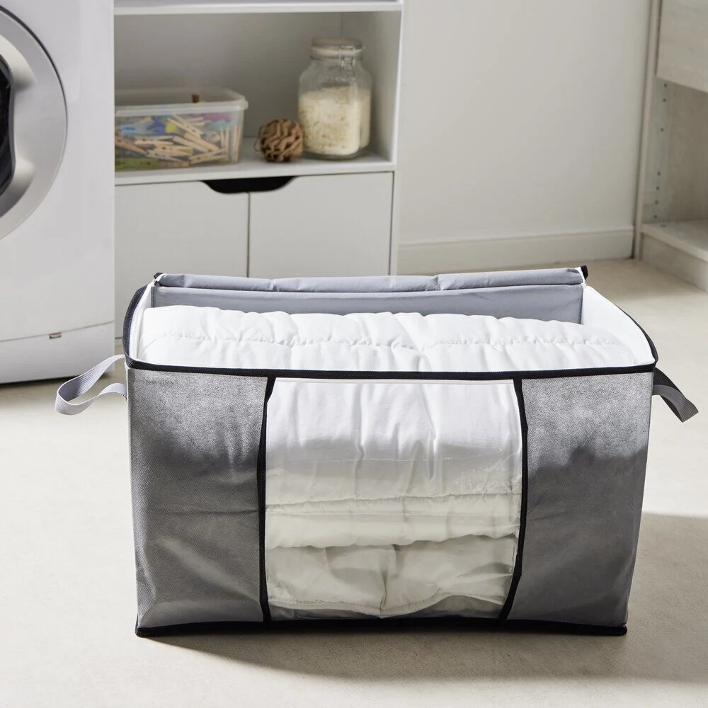 Sac de rangement avec poignées et fermeture à glissière 59x40x35cm
