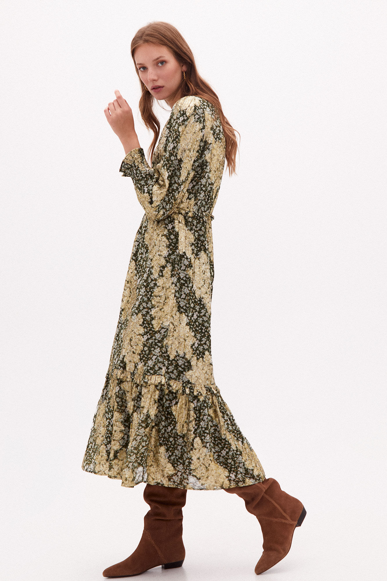 Vestido midi estampado Edna - Vários modelos