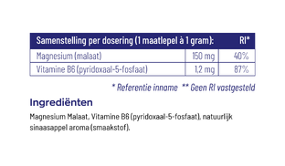Vitakruid Magnesium Malaat Poeder 120GR