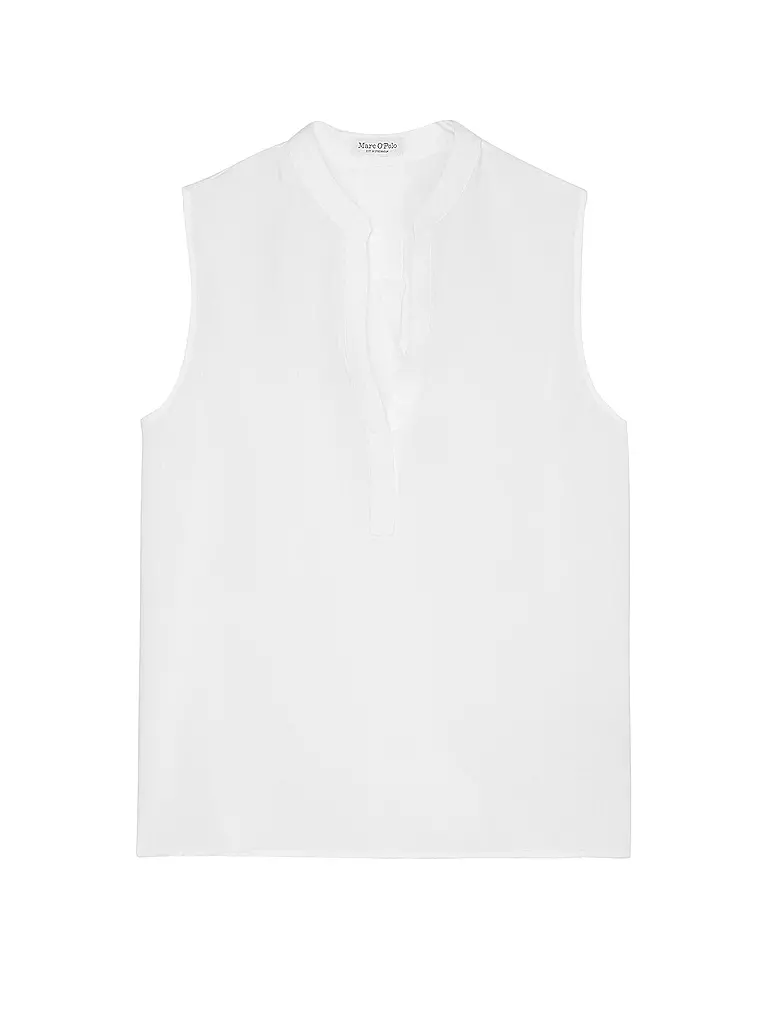 MARC O'POLO Leinenbluse  weiss