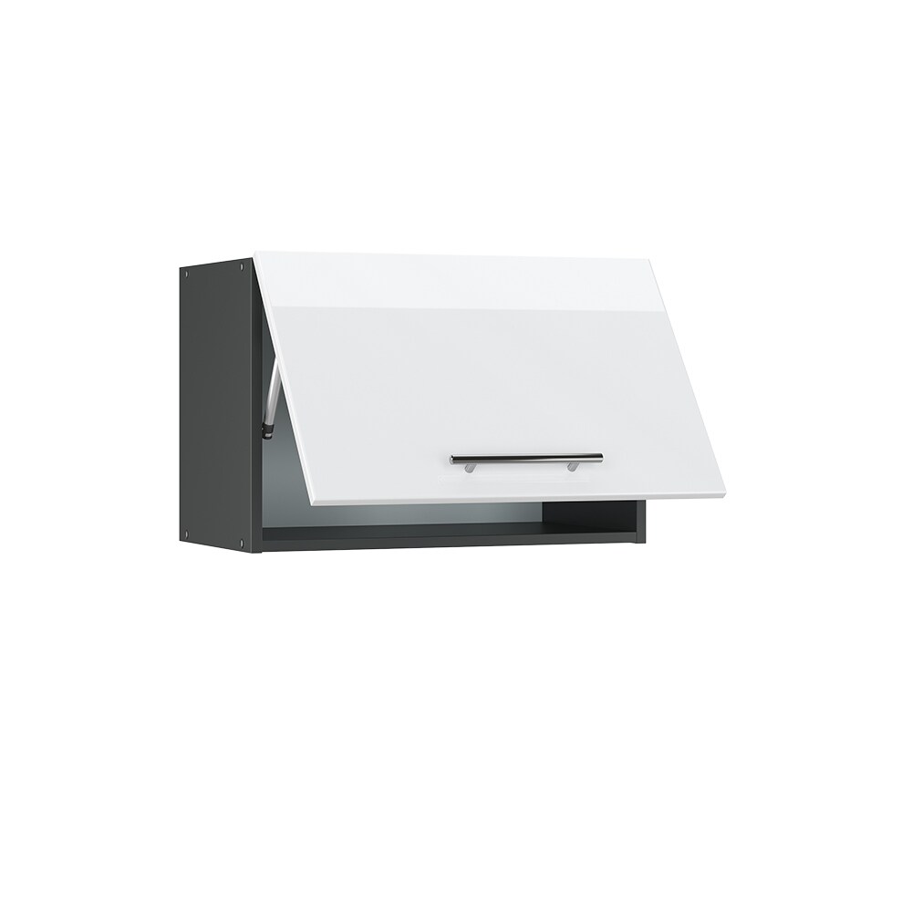 VICCO Hängeschrank 60cm (flach) Weiß Hochglanz Küchenschrank Dunstabzug Küchenzeile Fame-Line