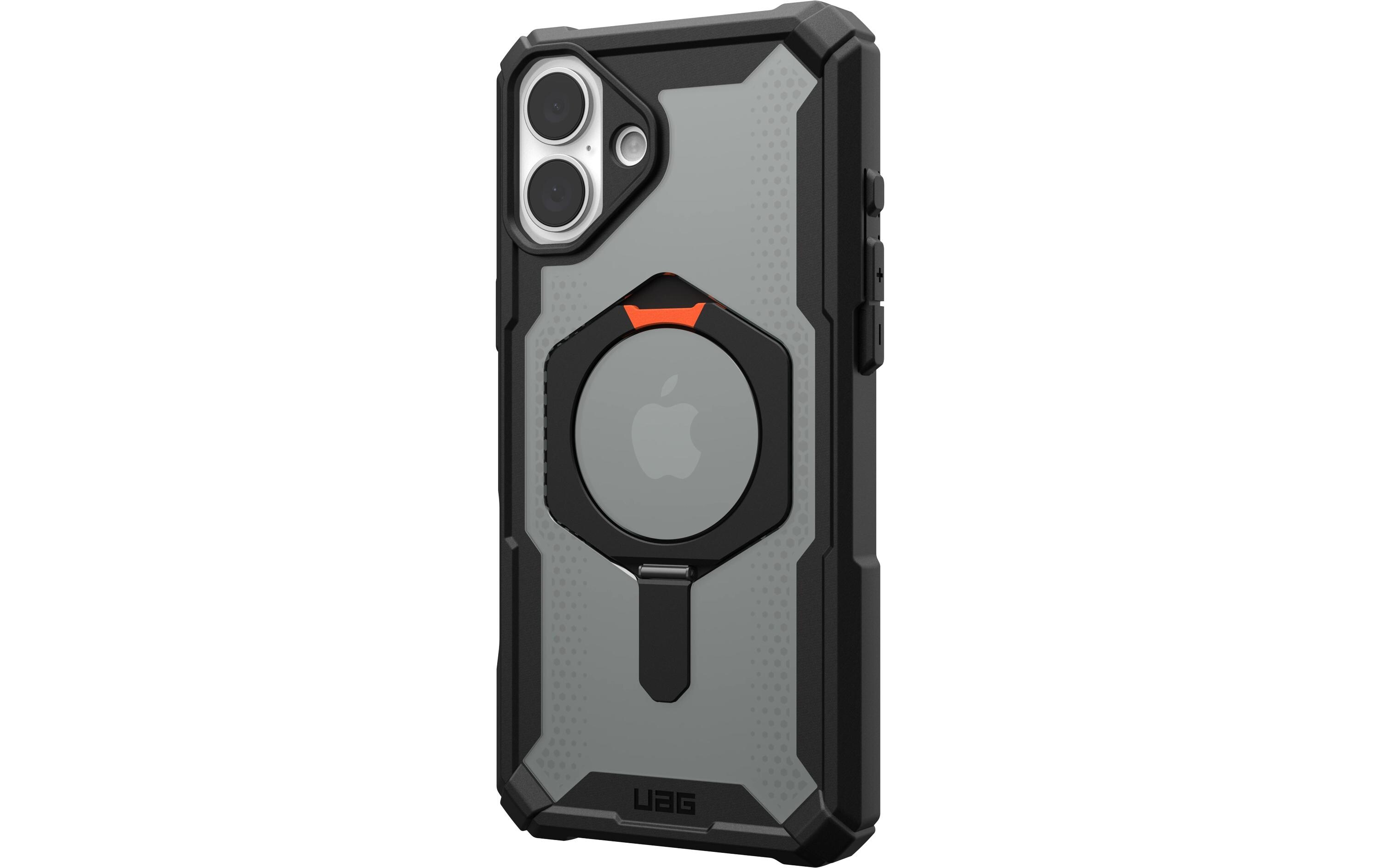 Back Cover Plasma XTE iPhone 16 Plus Black/OrangeSchutzhülle für das Apple iPhone 16 Plus