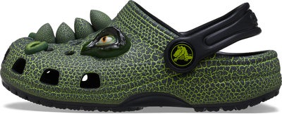 Crocs Classic IAM Scary Dino Kids Sandaler, Svart