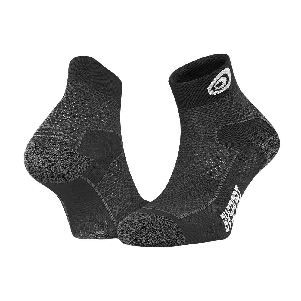 BV Sport DOUBLE POLYAMIDE EVO - Chaussettes noir/gris