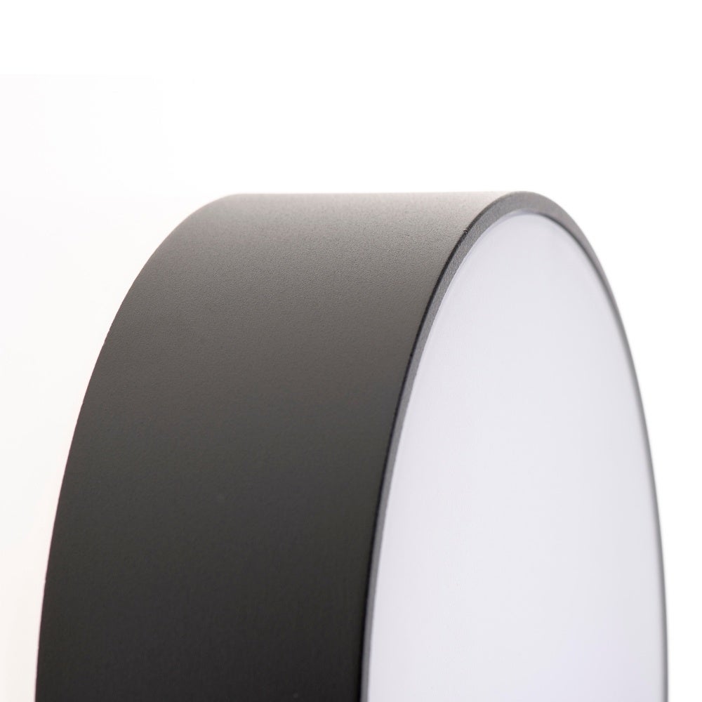 LED wand- en plafondlamp in antraciet, 6W, 539lm, IP65, 150mm