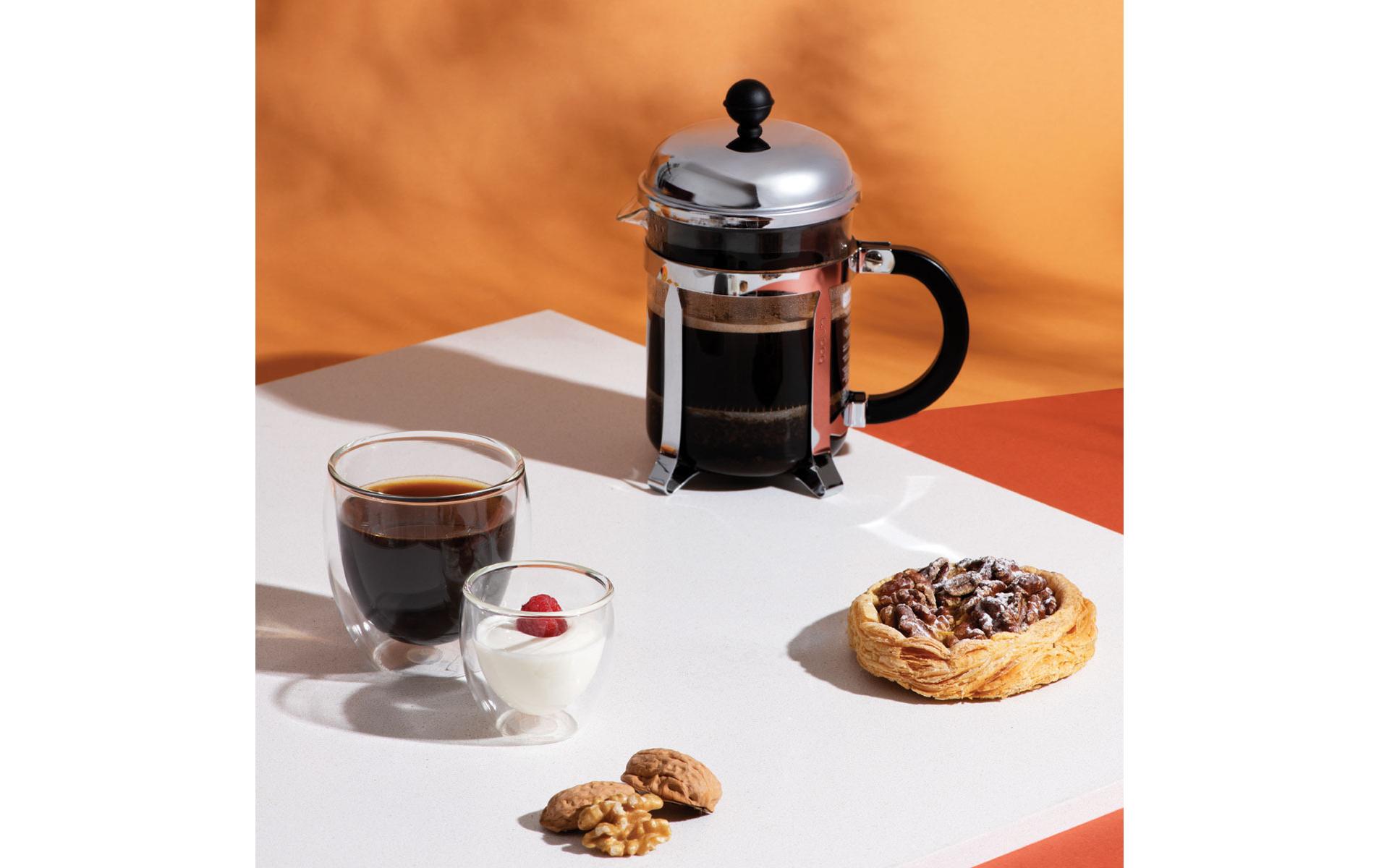 Kaffeebereiter Chambord Verchromt, Schwarz, 0.5 lFrench Press, 4 Tassen