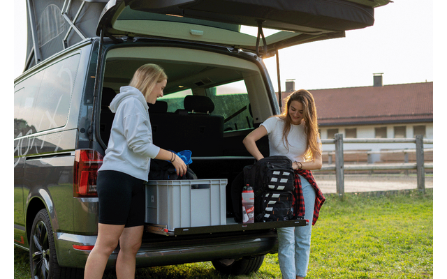 BusBoxx heckBOXX DIY Starter Volkswagen T5 / T6 / T6.1 Heckauszugs-Modul ohne Brett
