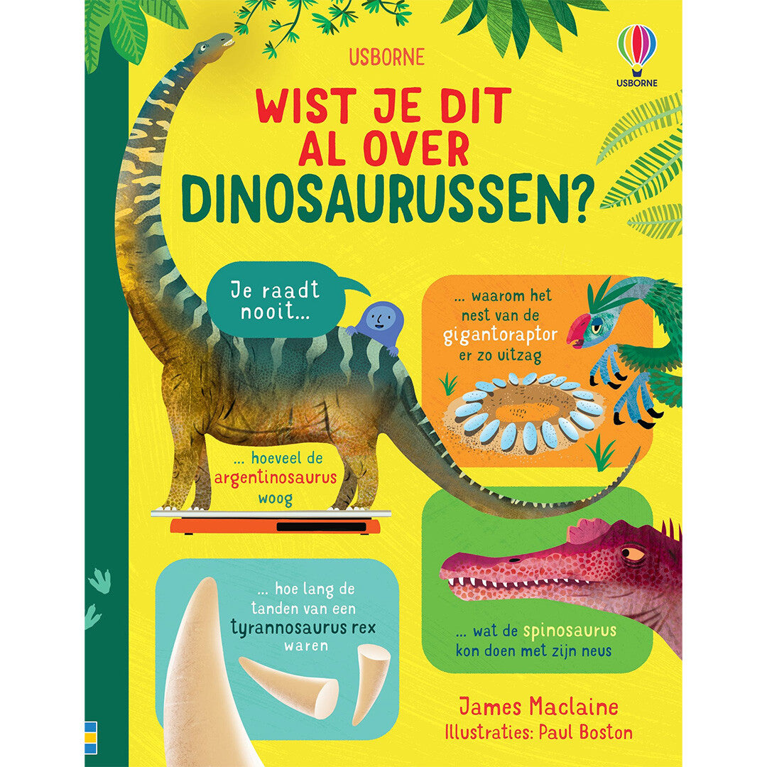 Usborne wist je dit al over dinosaurussen?
