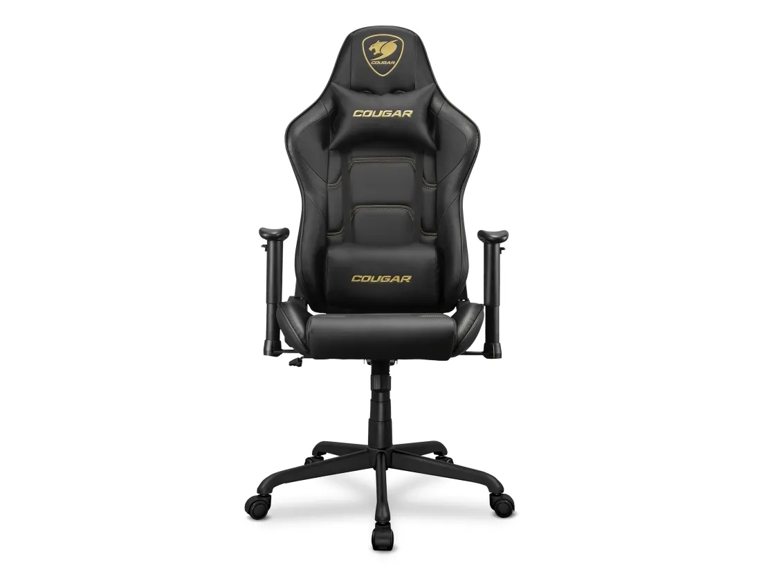 COUGAR Gaming Silla Armor Elite Royal, PC gamingstol, 120 kg, Polstret sæde, Polstret ryglæn, Sort, Stål