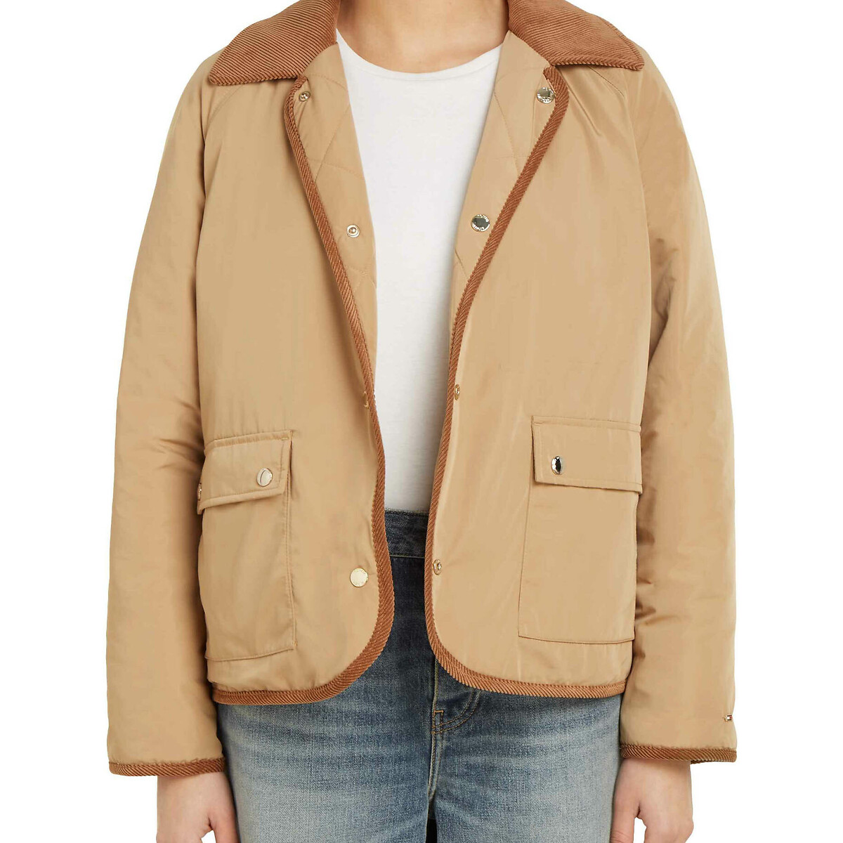TOMMY HILFIGER<br>Jaqueta reversível com mangas compridas